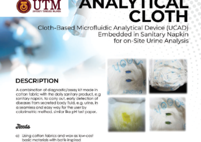 Cloth-Based Microfluidic Analytical Device (UCAD)