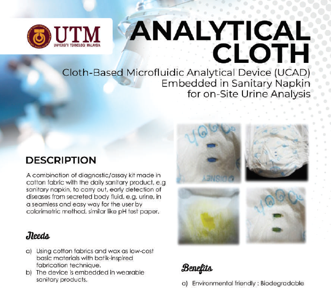 Cloth-Based Microfluidic Analytical Device (UCAD)