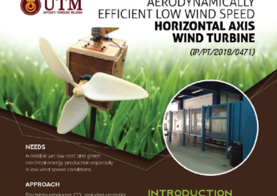 Aerodynamically Efficient Low Wind Speed