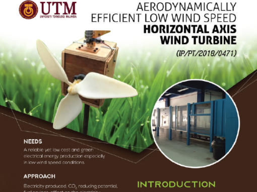 Aerodynamically Efficient Low Wind Speed
