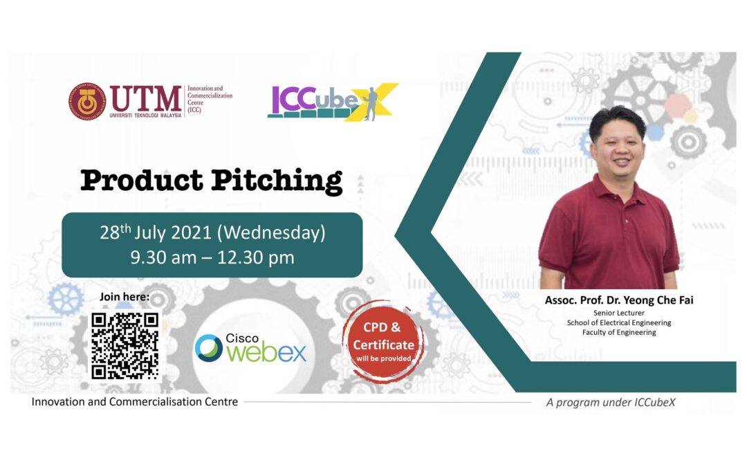 ICCubex Webinar Series 5 : Product Pitching